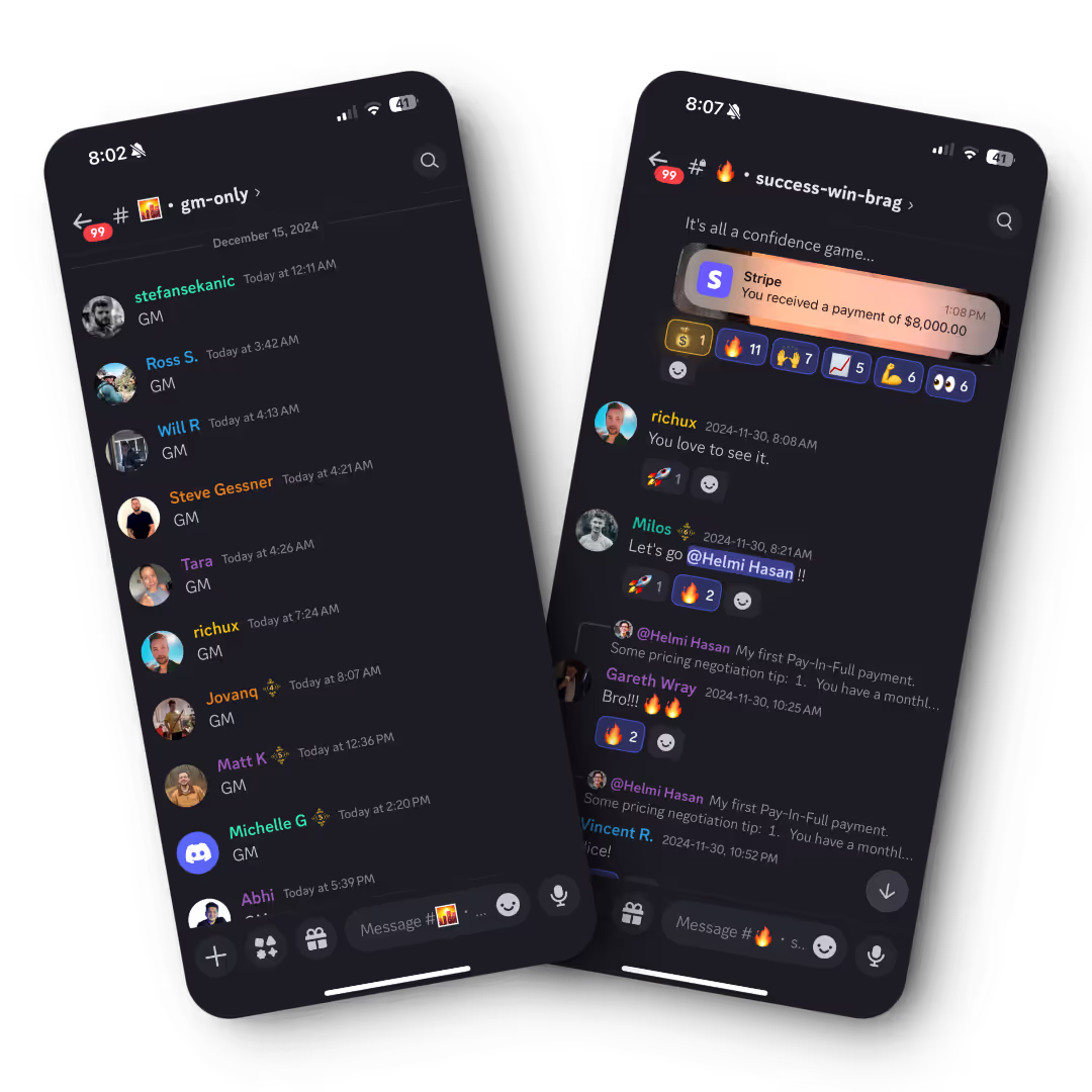Private Discord community for RichUx Academy members